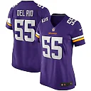 Zennovawear Jack Del Rio Minnesota Vikings Women's Game Retired Player Jersey - Purple