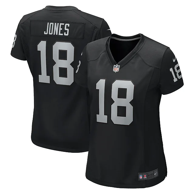 Zennovawear Jack Jones Las Vegas Raiders Women's Game Jersey - Black