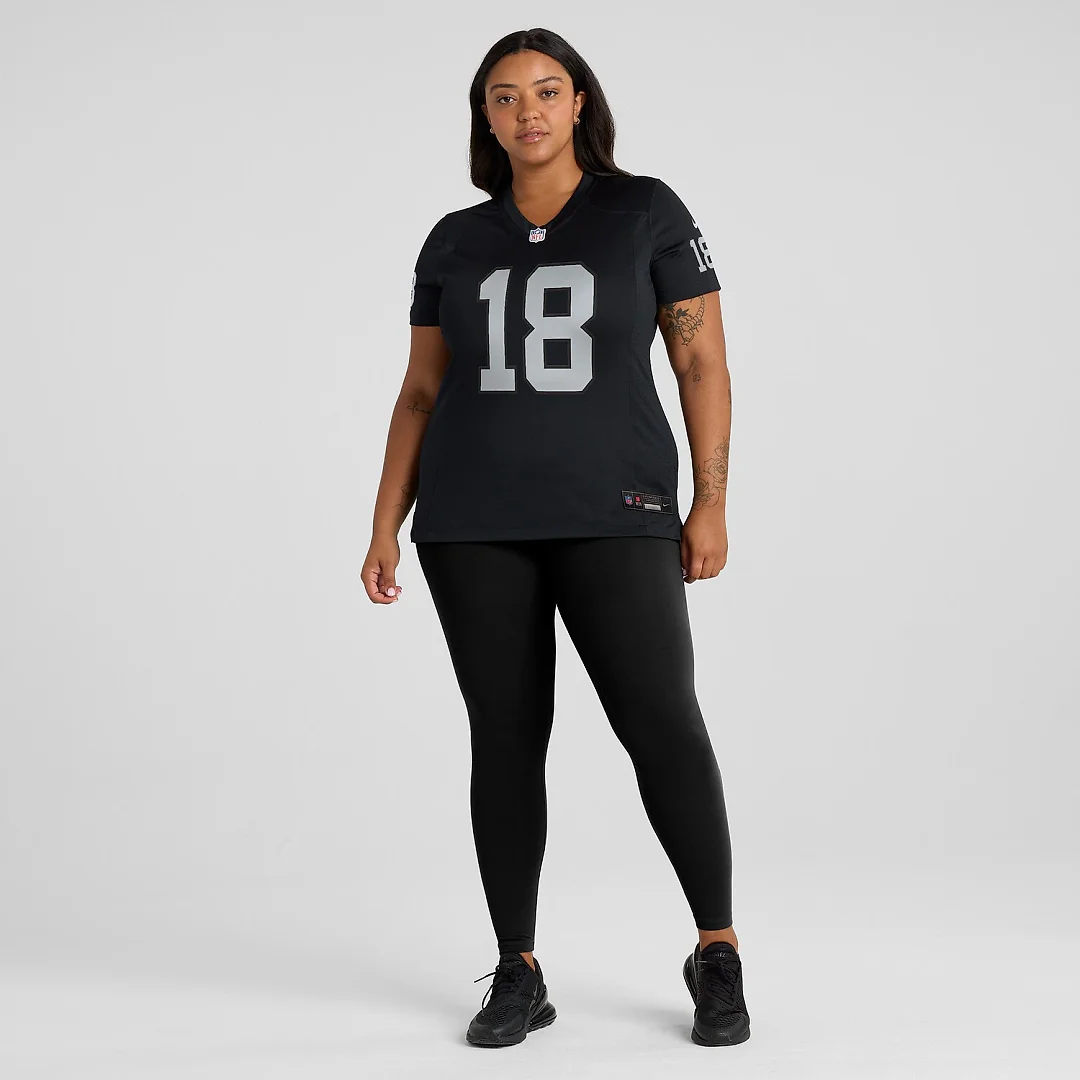 Zennovawear Jack Jones Las Vegas Raiders Women's Game Jersey - Black