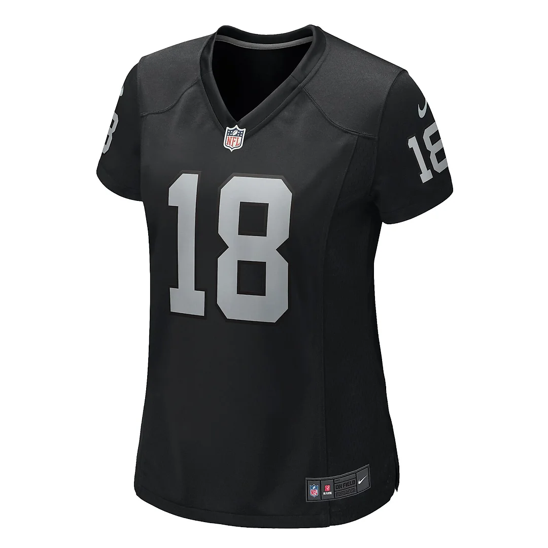 Zennovawear Jack Jones Las Vegas Raiders Women's Game Jersey - Black