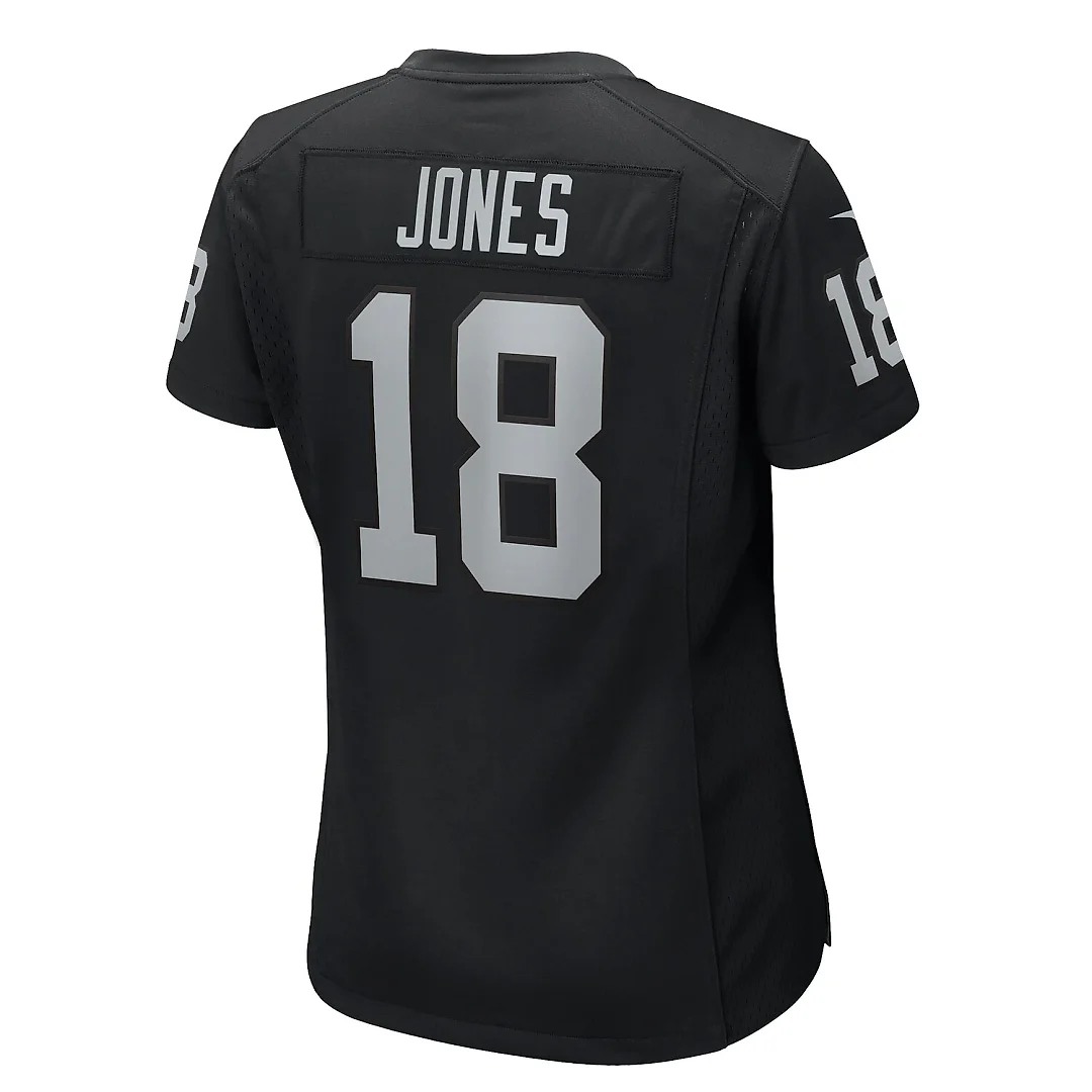 Zennovawear Jack Jones Las Vegas Raiders Women's Game Jersey - Black