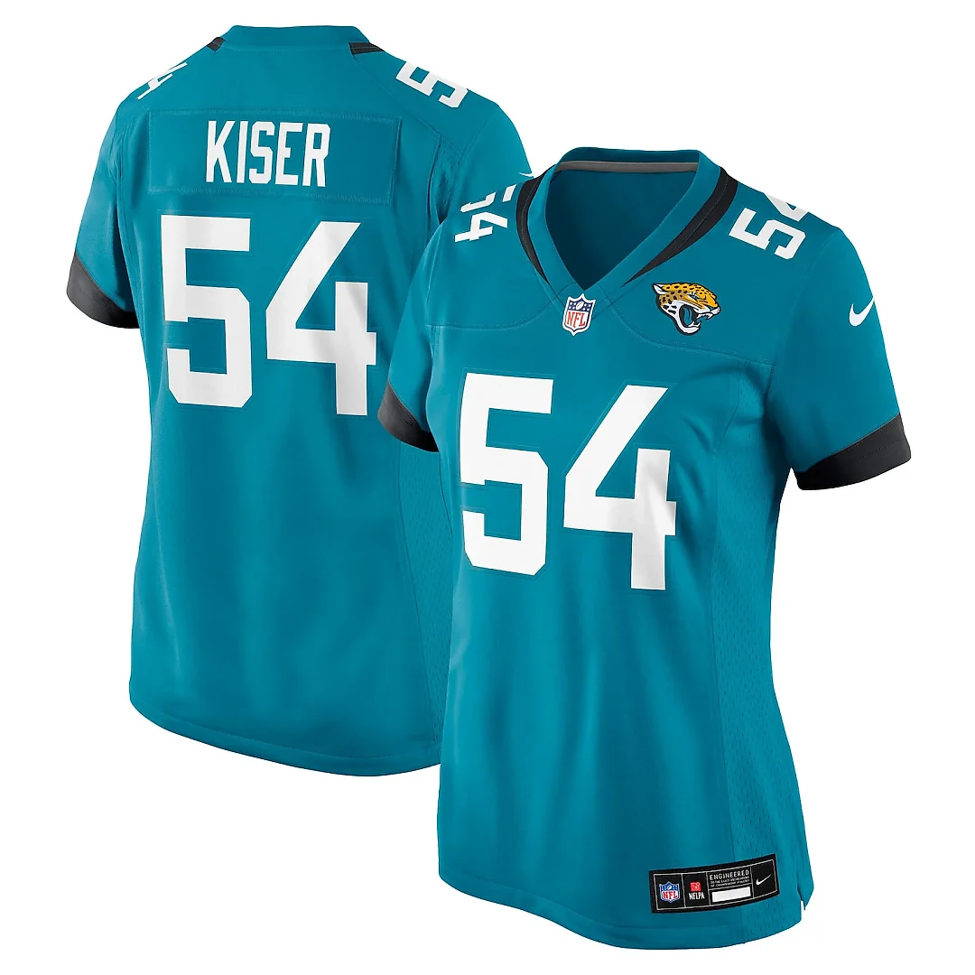 Zennovawear Jack Kiser Jacksonville Jaguars Women's Team Game Jersey - Teal