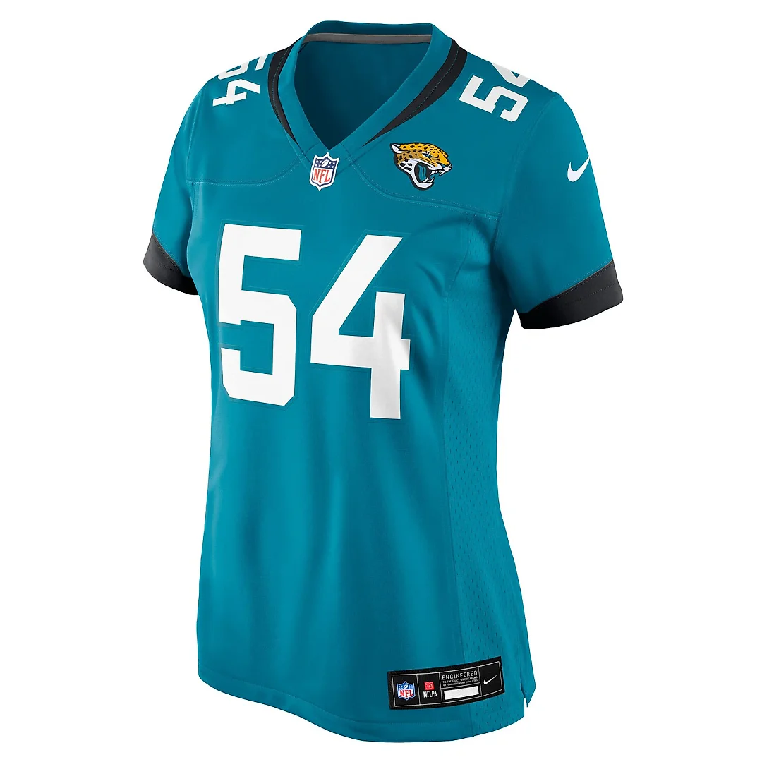 Zennovawear Jack Kiser Jacksonville Jaguars Women's Team Game Jersey - Teal