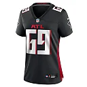 Zennovawear Jack Nelson Atlanta Falcons Women's Team Game Jersey - Black