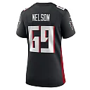 Zennovawear Jack Nelson Atlanta Falcons Women's Team Game Jersey - Black