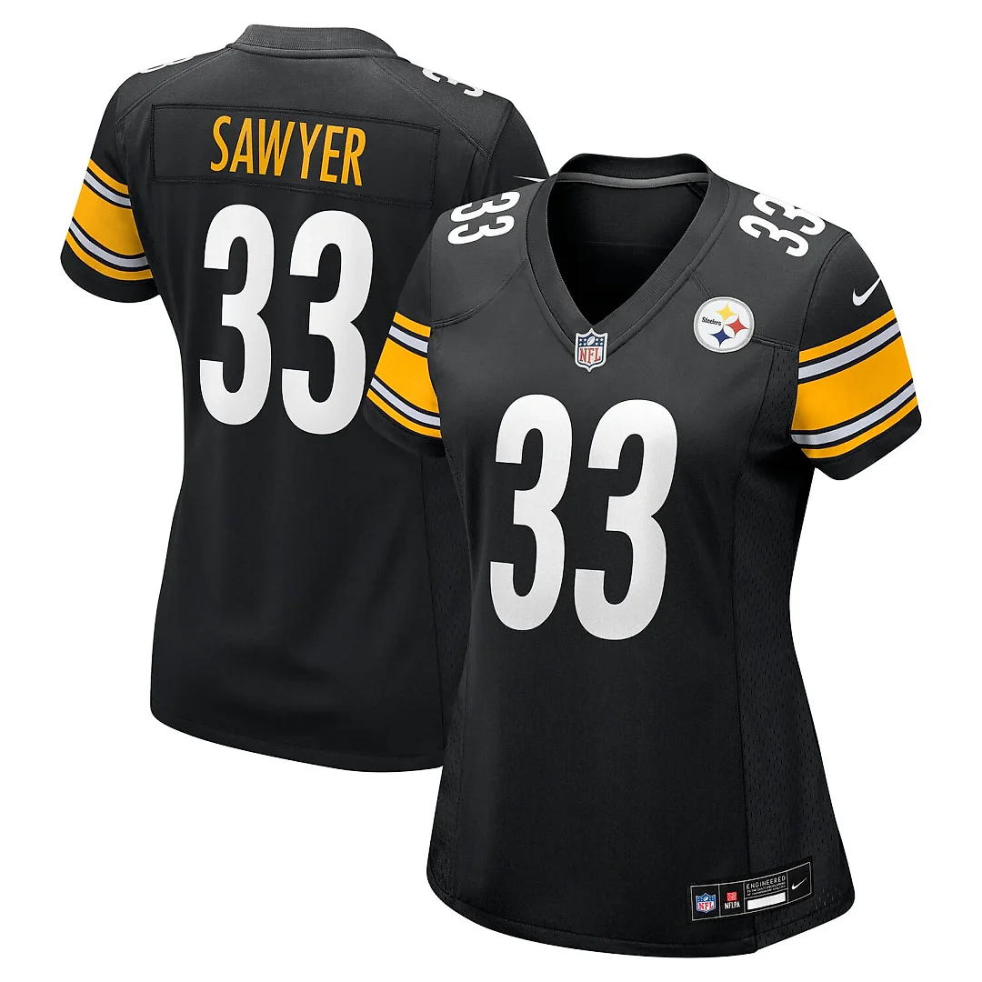 Zennovawear Jack Sawyer Pittsburgh Steelers Women's Team Game Jersey - Black