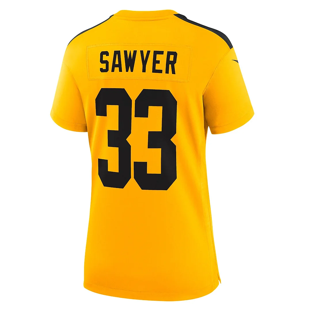 Zennovawear Jack Sawyer Pittsburgh Steelers Women's Alternate Game Jersey - Gold