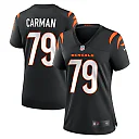 Zennovawear Jackson Carman Cincinnati Bengals Women's Game Jersey - Black