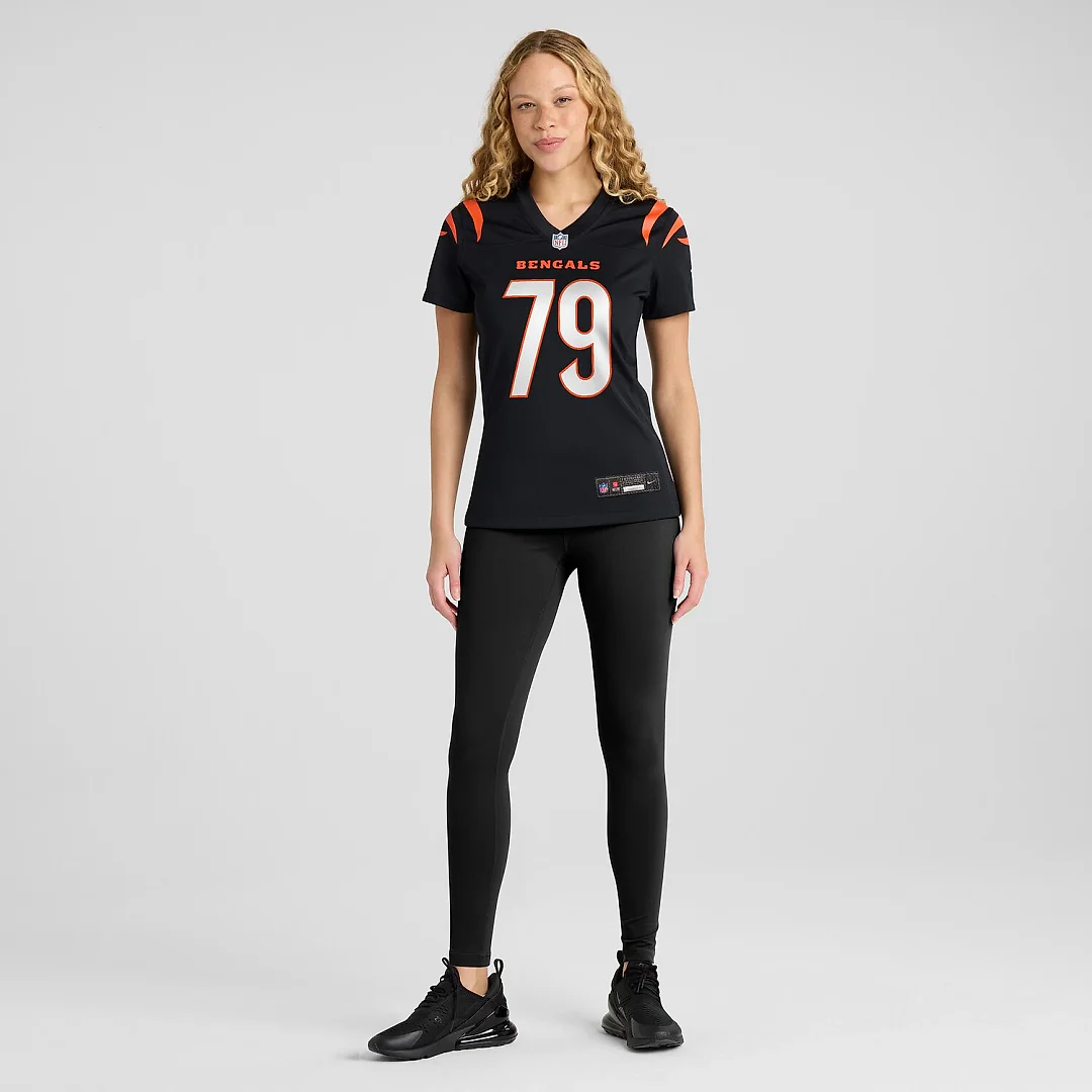 Zennovawear Jackson Carman Cincinnati Bengals Women's Game Jersey - Black