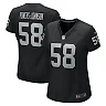 Zennovawear Jackson Powers-Johnson Las Vegas Raiders Women's Game Jersey - Black