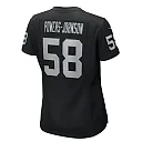 Zennovawear Jackson Powers-Johnson Las Vegas Raiders Women's Game Jersey - Black