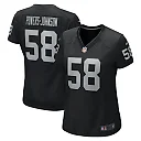 Zennovawear Jackson Powers-Johnson Las Vegas Raiders Women's Game Jersey - Black