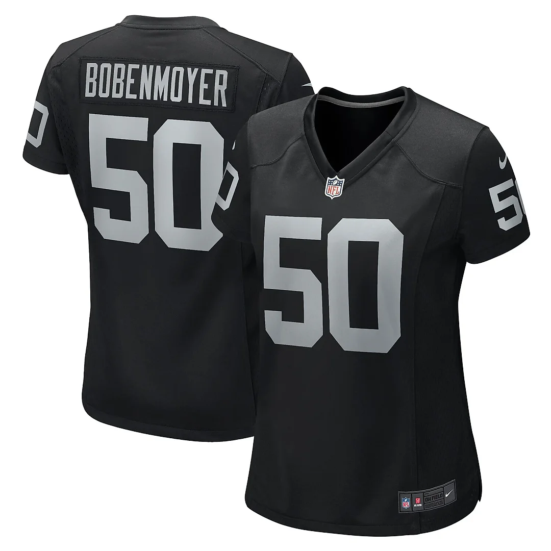 Zennovawear Jacob Bobenmoyer Las Vegas Raiders Women's Game Player Jersey - Black