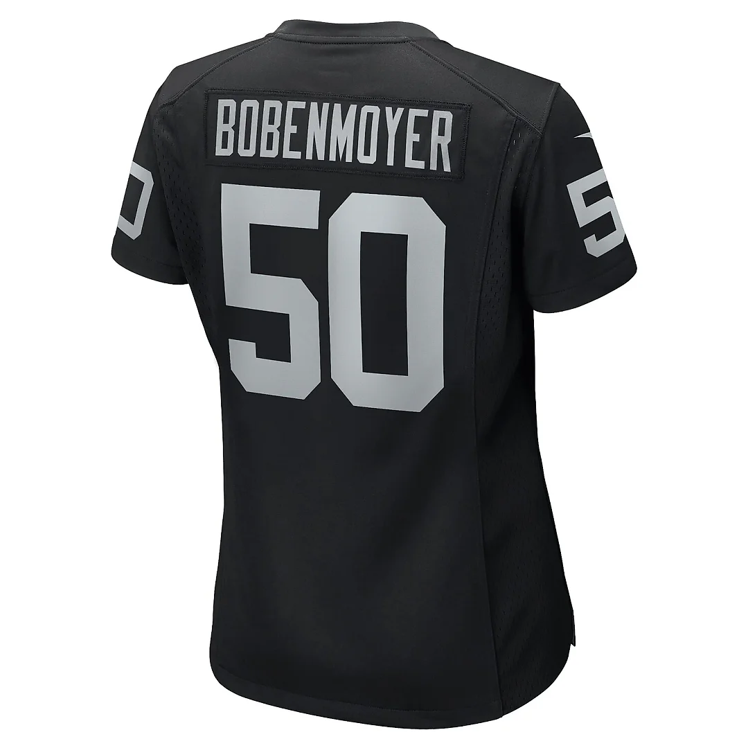 Zennovawear Jacob Bobenmoyer Las Vegas Raiders Women's Game Player Jersey - Black