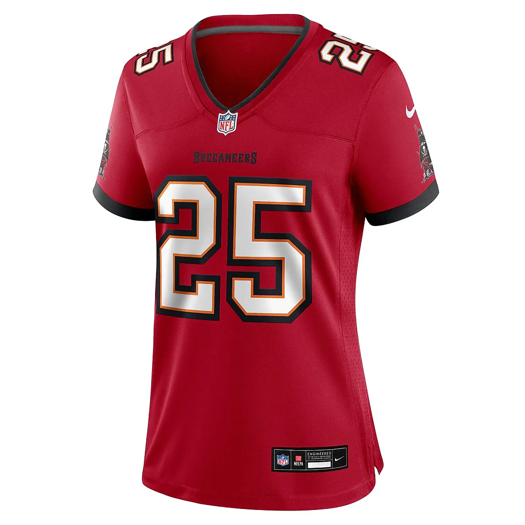 Zennovawear Jacob Parrish Tampa Bay Buccaneers Women's Team Game Jersey - Red