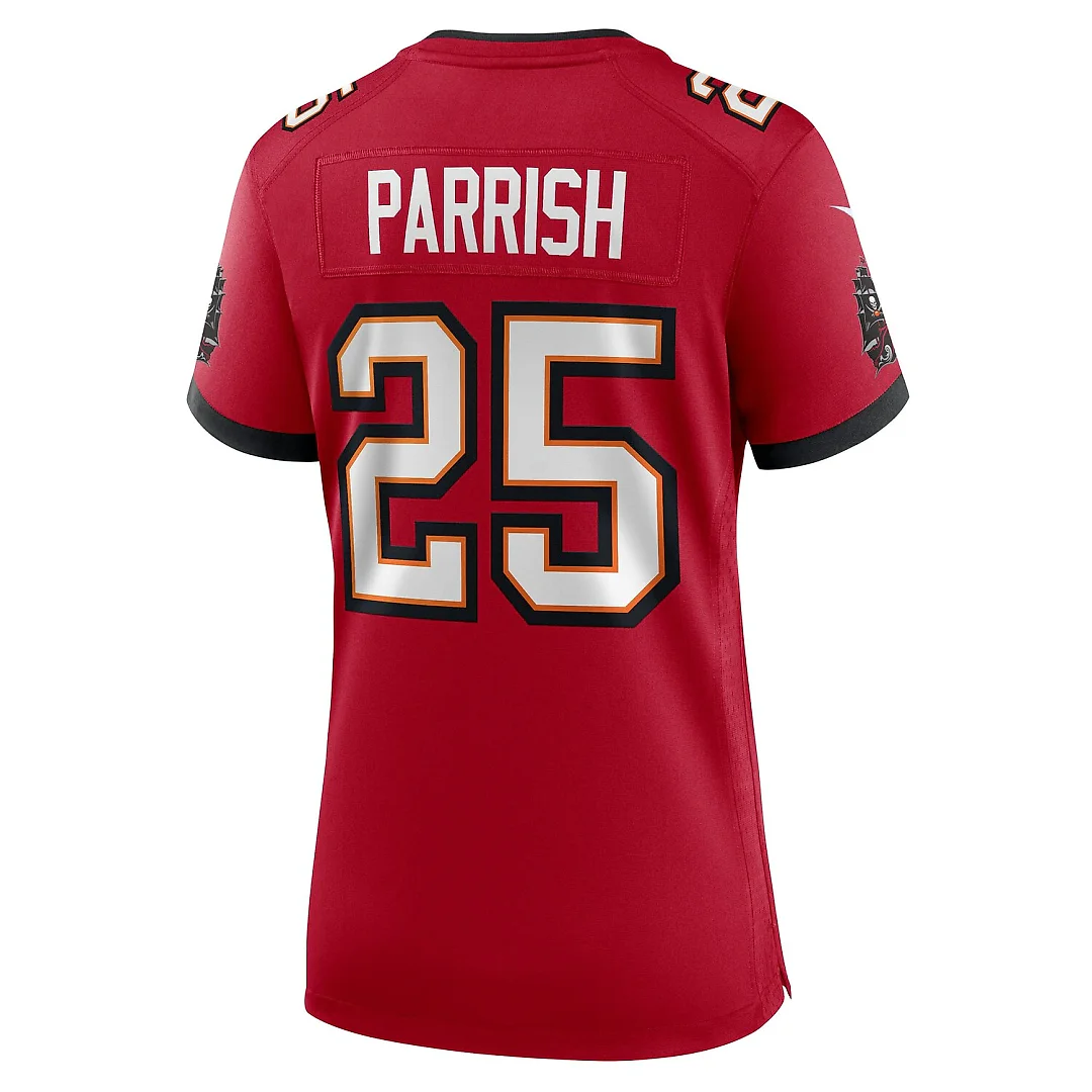 Zennovawear Jacob Parrish Tampa Bay Buccaneers Women's Team Game Jersey - Red