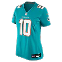 Zennovawear Jacob Rodriguez Miami Dolphins Women's Team Game Jersey - Aqua