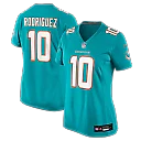 Zennovawear Jacob Rodriguez Miami Dolphins Women's Team Game Jersey - Aqua