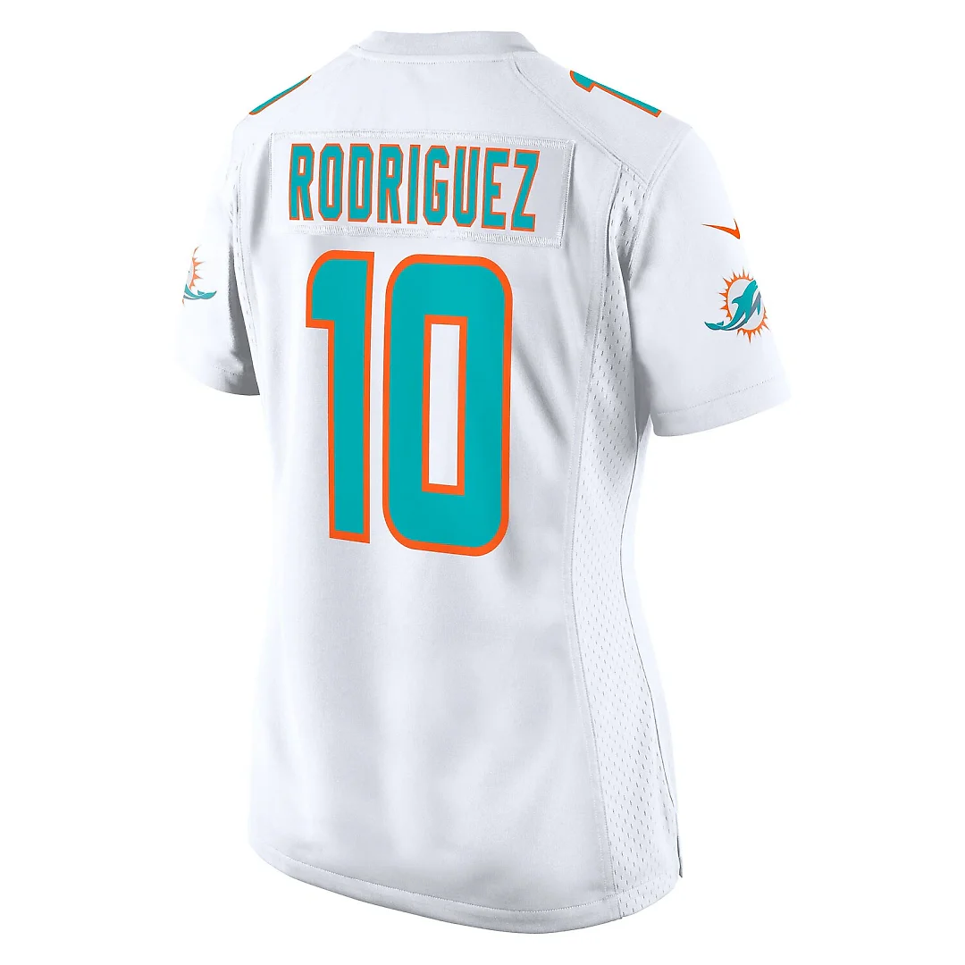 Zennovawear Jacob Rodriguez Miami Dolphins Women's Game Jersey - White