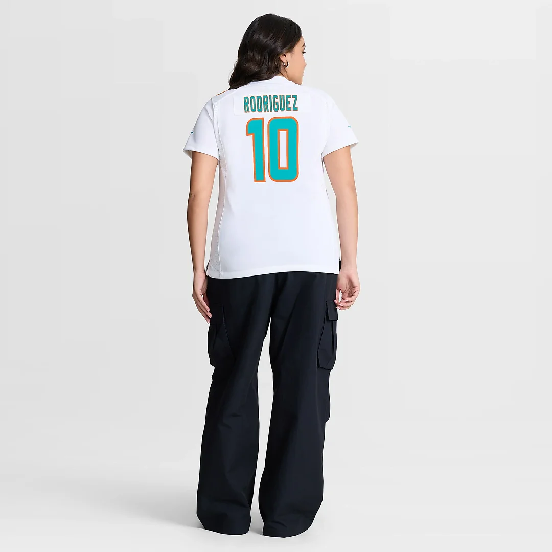 Zennovawear Jacob Rodriguez Miami Dolphins Women's Game Jersey - White