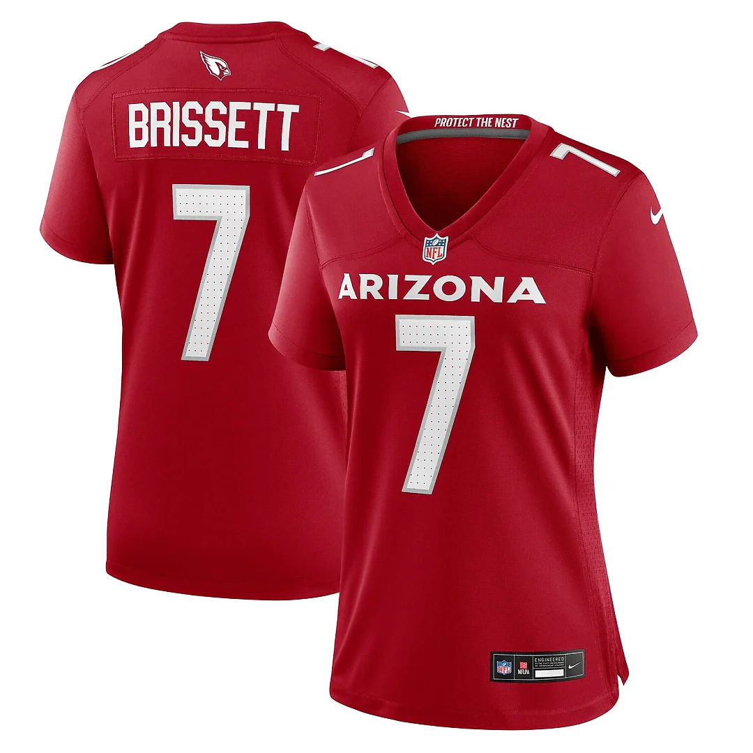Zennovawear Jacoby Brissett Arizona Cardinals Women's Team Game Jersey - Cardinal