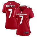 Zennovawear Jacoby Brissett Arizona Cardinals Women's Team Game Jersey - Cardinal
