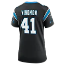 Zennovawear Jacoby Windmon Carolina Panthers Women's Team Game Jersey - Black