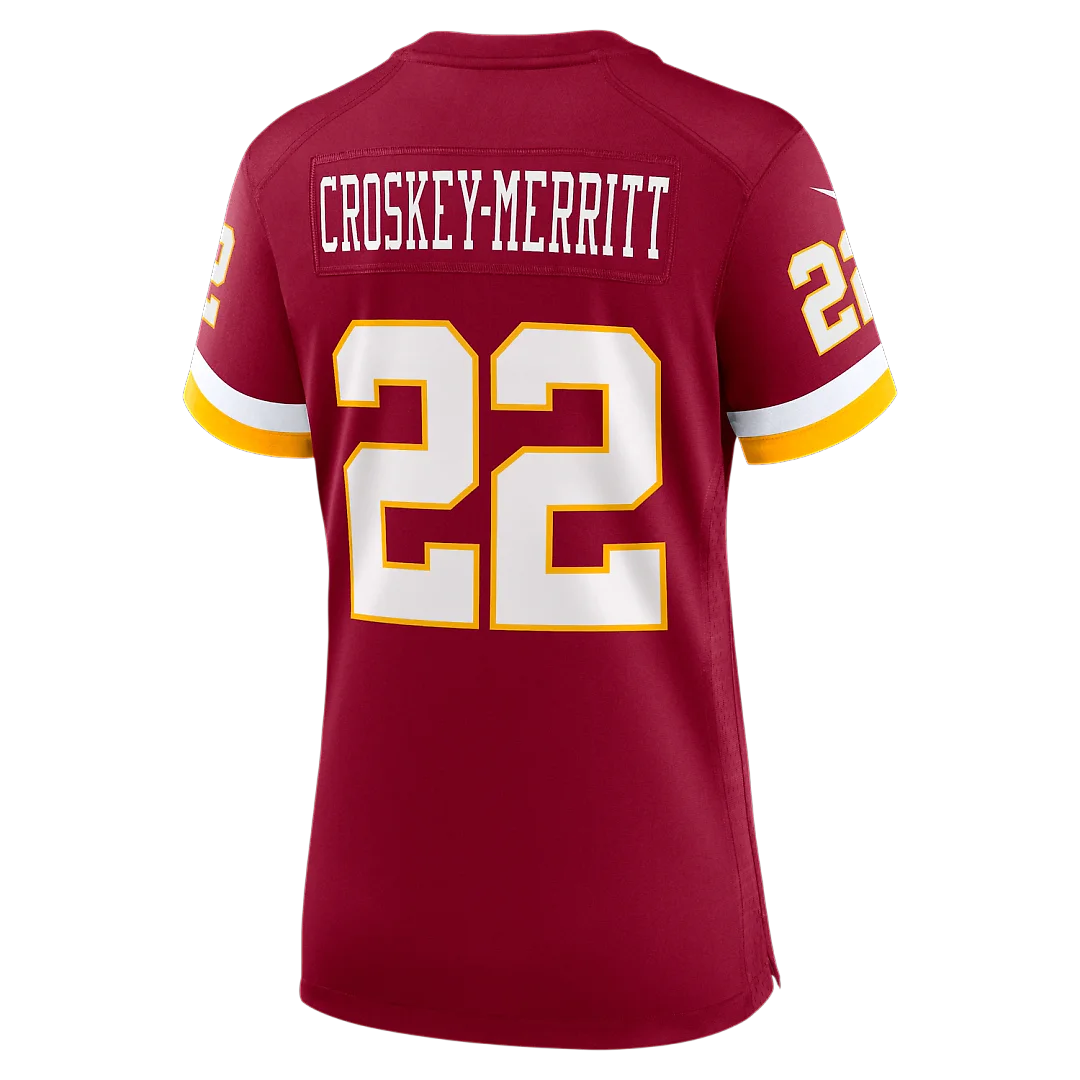 Zennovawear Jacory Croskey-Merritt Washington Commanders Women's Game Jersey - Burgundy