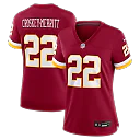 Zennovawear Jacory Croskey-Merritt Washington Commanders Women's Game Jersey - Burgundy