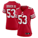 Zennovawear Jaden Dugger San Francisco 49ers Women's Team Game Jersey - Scarlet