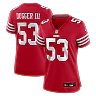 Zennovawear Jaden Dugger San Francisco 49ers Women's Team Game Jersey - Scarlet