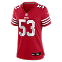 Zennovawear Jaden Dugger San Francisco 49ers Women's Team Game Jersey - Scarlet