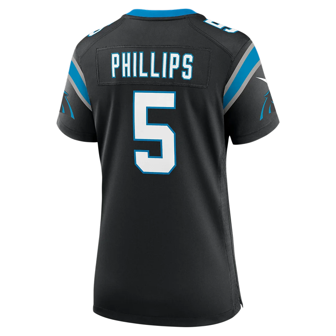 Zennovawear Jaelan Phillips Carolina Panthers Women's Team Game Jersey - Black