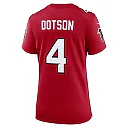 Zennovawear Jahan Dotson Atlanta Falcons Women's Team Game Jersey - Red