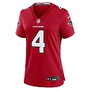 Zennovawear Jahan Dotson Atlanta Falcons Women's Team Game Jersey - Red