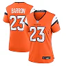 Zennovawear Jahdae Barron Denver Broncos Women's Team Game Jersey - Orange