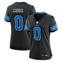 Zennovawear Jahmyr Gibbs Detroit Lions Women's 2nd Alternate Game Player Jersey - Black