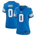 Zennovawear Jahmyr Gibbs Detroit Lions Women's Game Player Jersey - Blue