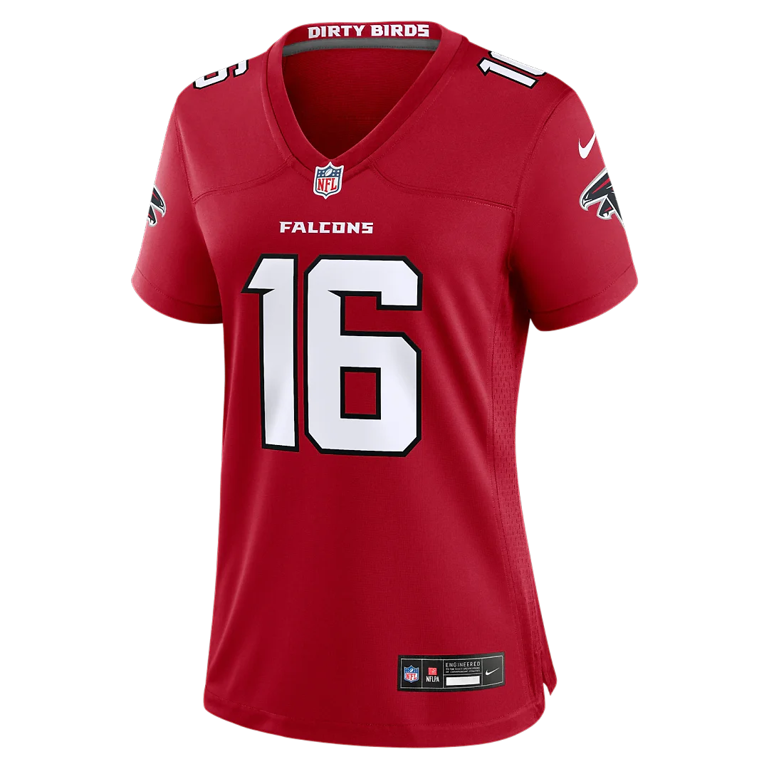 Zennovawear Jake Bailey Atlanta Falcons Women's Team Game Jersey - Red