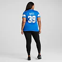Zennovawear Jake Bates Detroit Lions Women's Team Game Jersey - Blue