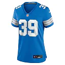 Zennovawear Jake Bates Detroit Lions Women's Team Game Jersey - Blue