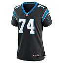 Zennovawear Jake Curhan Carolina Panthers Women's Team Game Jersey - Black
