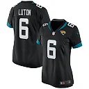 Zennovawear Jake Luton Jacksonville Jaguars Women's Game Jersey - Black