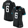 Zennovawear Jake Luton Jacksonville Jaguars Women's Game Jersey - Black