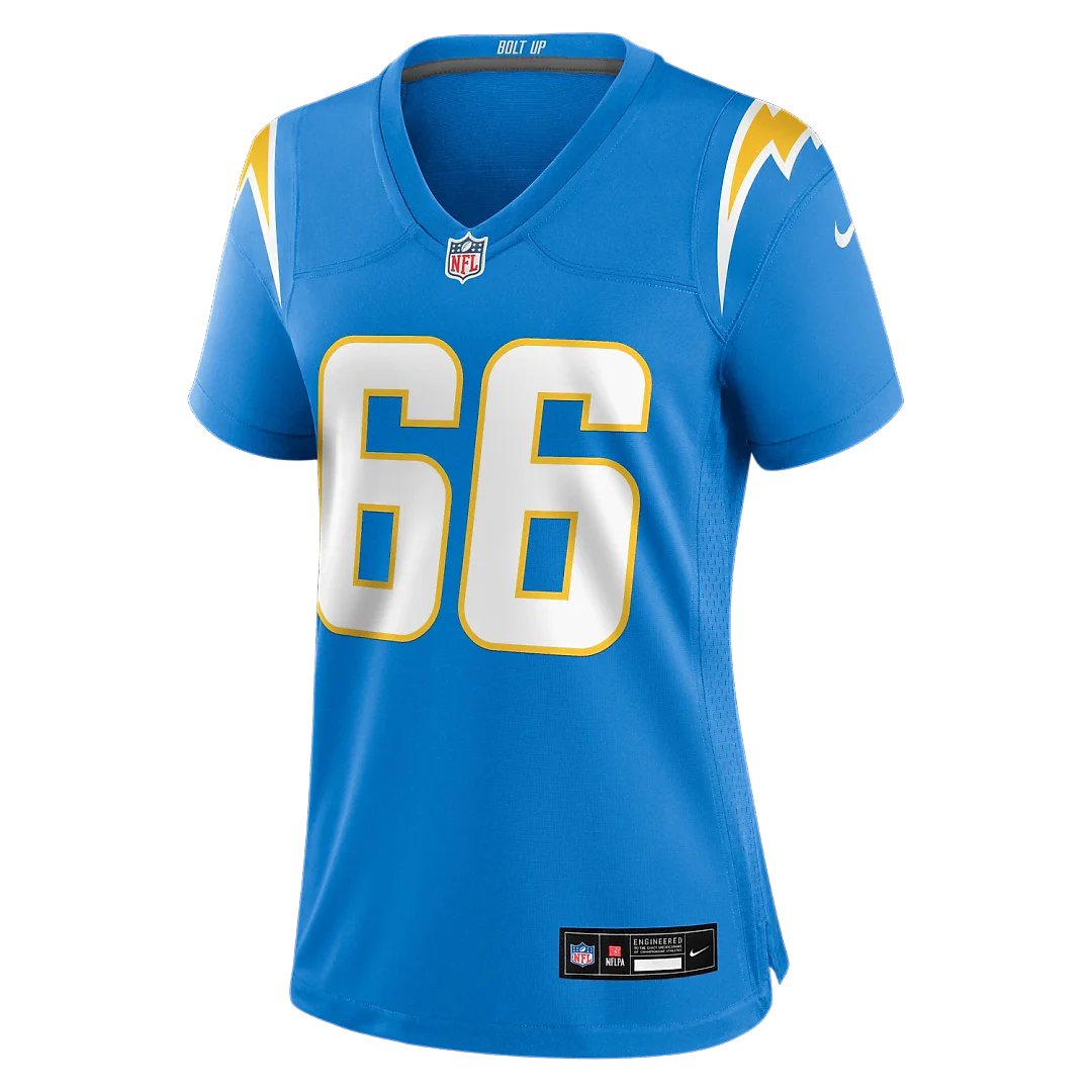 Zennovawear Jake Slaughter Los Angeles Chargers Women's Team Game Jersey - Powder Blue