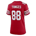 Zennovawear Jake Tonges San Francisco 49ers Women's Team Game Jersey - Scarlet