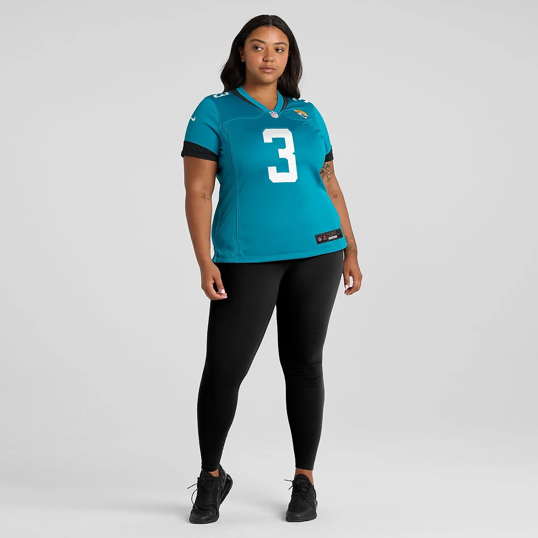 Zennovawear Jakobi Meyers Jacksonville Jaguars Women's Team Game Jersey - Teal