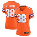 Zennovawear Jaleel McLaughlin Denver Broncos Women's Mile High Collection 1977 Throwback Player Game Jersey - Orange