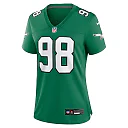 Zennovawear Jalen Carter Philadelphia Eagles Women's Alternate Game Jersey - Kelly Green