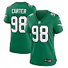 Zennovawear Jalen Carter Philadelphia Eagles Women's Alternate Game Jersey - Kelly Green
